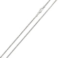 Rhodium Plated 925 Sterling Silver DC Flat Multi Disc Coreana 014 Chain 1.4mm - CH400 RH