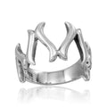 High Polished 925 Sterling Silver Wishbone Ring - CR00761