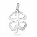925 Sterling Silver Basic Clover Leaf Charm - CHARM0011