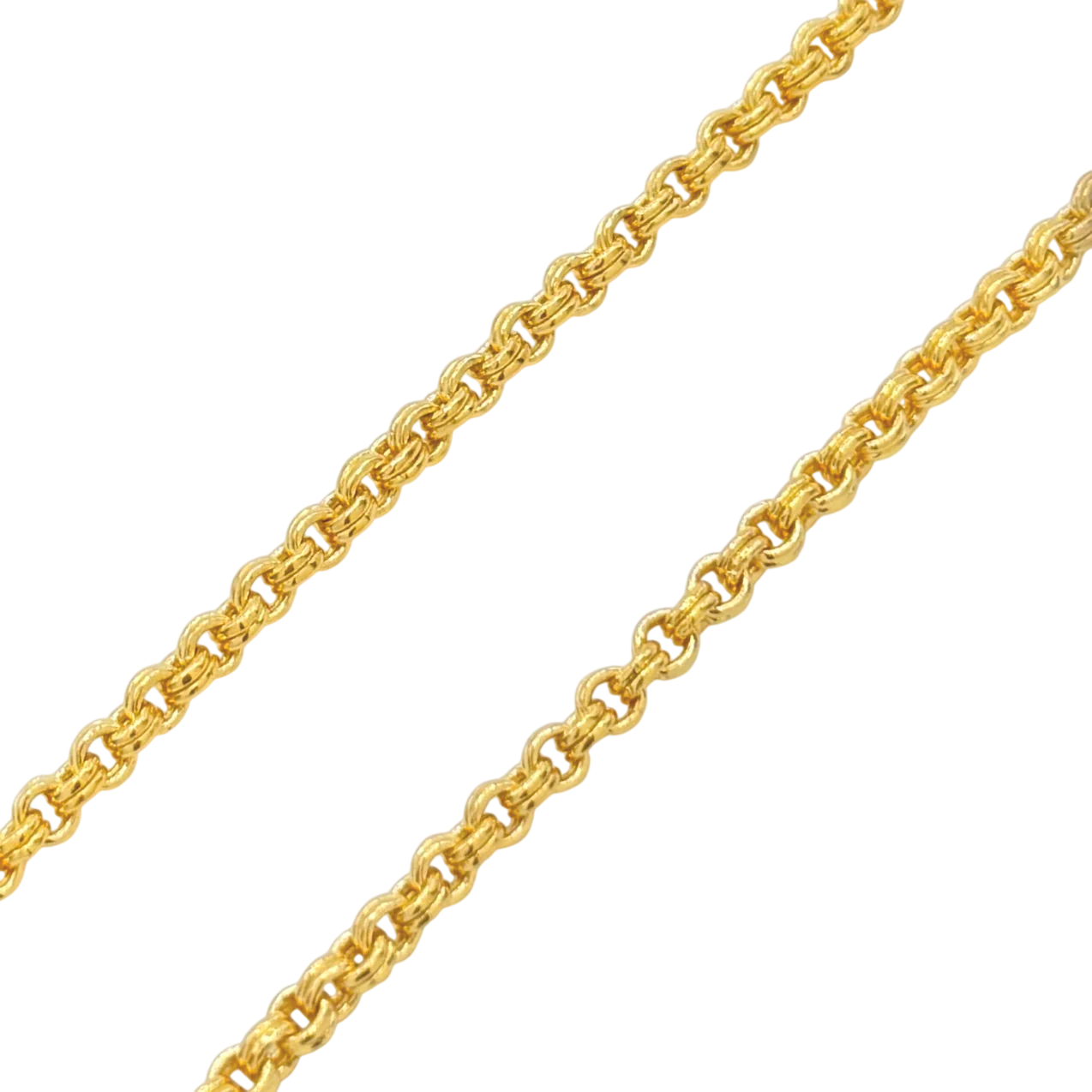2.8MM Solid Double Link Rolo Chain