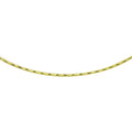 Gold Plated 925 Sterling Silver DC Omega Box Chain 1.4mm - CH901 GP