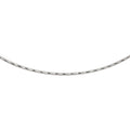 Rhodium Plated 925 Sterling Silver DC Omega Box Chain 1.4mm - CH900 RH