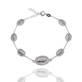 High Polished 925 Sterling Silver Our Lady of Guadalupe Adjustable Bracelet - DIB00084