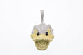 Rhodium and Gold Plated 925 Sterling Silver Duck CZ 24.9mm x 30.9mm Pendant - SLP00320