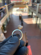 Pavé Hidden Halo Basket Engagement Ring