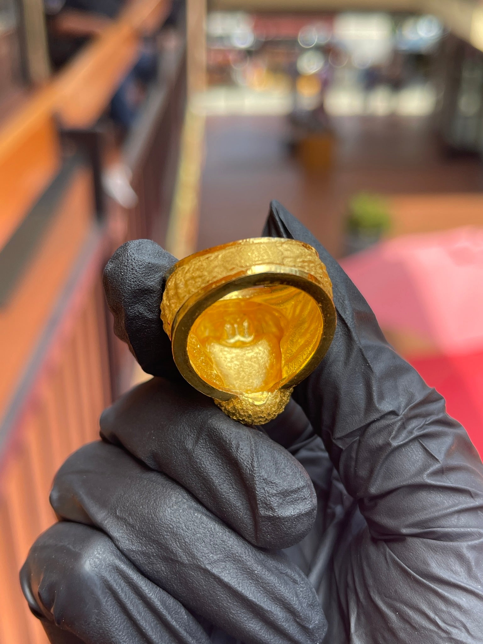 Gorilla Face Ring