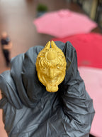 Japanese Oni Mask Ring in solid 10K-24K gold