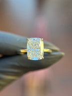 Classic Basket Solitaire Engagement Ring