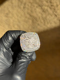 Dragon Head Flooded Diamond Ring