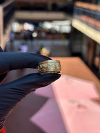 Dragon Mural Ring in solid 10K-24K gold