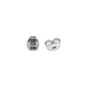 High Polished 925 Sterling Silver Earring Backing 10 pairs-pack - FINDING01