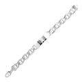 Silver 925 Engravable ID Flat Marina 350 Bracelet 13.5mm - ID-FM350