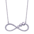 925 Sterling Silver Sterling Silver Infinity Necklace - GMN00177