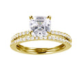 Gold Plated 925 Sterling Silver Stackable CZ Bridal Ring - GMR00080GP