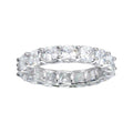 Rhodium Plated 925 Sterling Silver CZ Eternity Band Ring - GMR00270