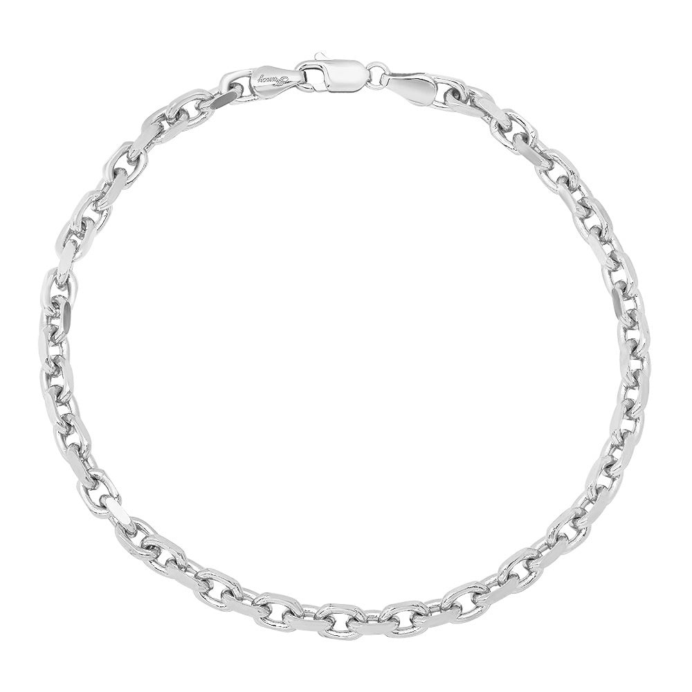 4MM Solid Heavy Link Bracelet — detail 2