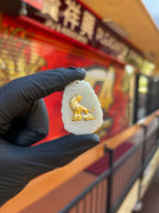 Natural Jade with 24K Zodiac Animal Inlay Pendants — detail 11