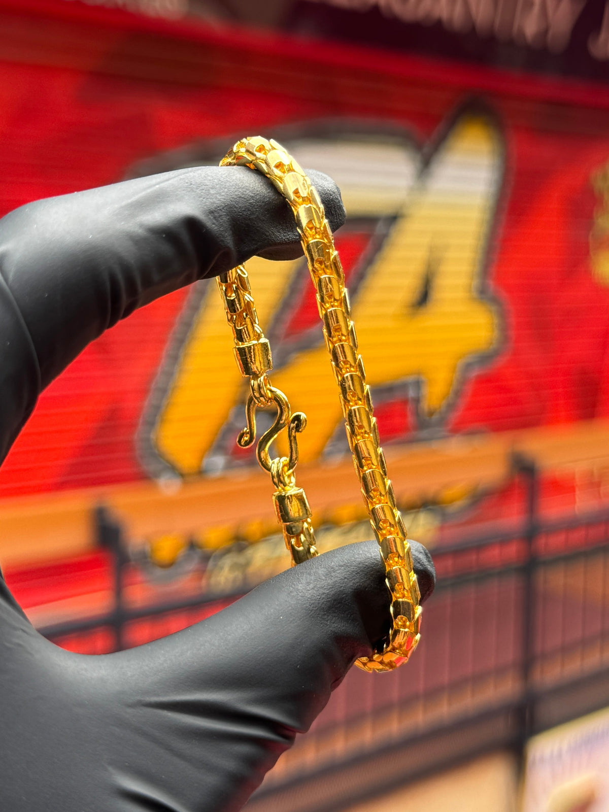 4.6MM Solid Dragon Scale Bracelet — detail 3