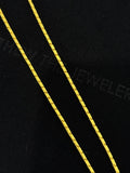 24K Yellow Gold Baht Chain - 23 inches, 2.3mm, 31.99g