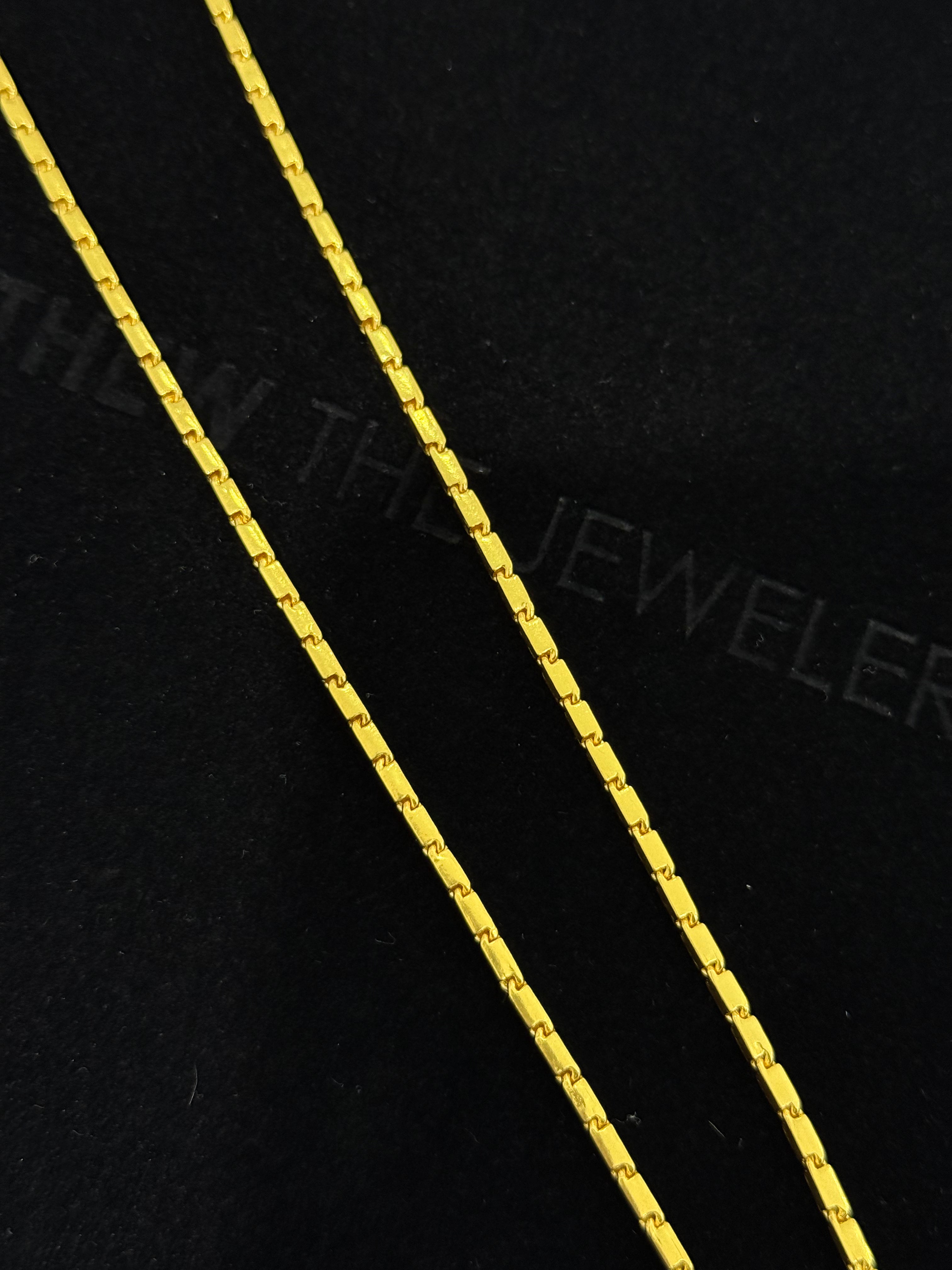 24K Yellow Gold Baht Chain - 23 inches, 2.3mm, 31.99g
