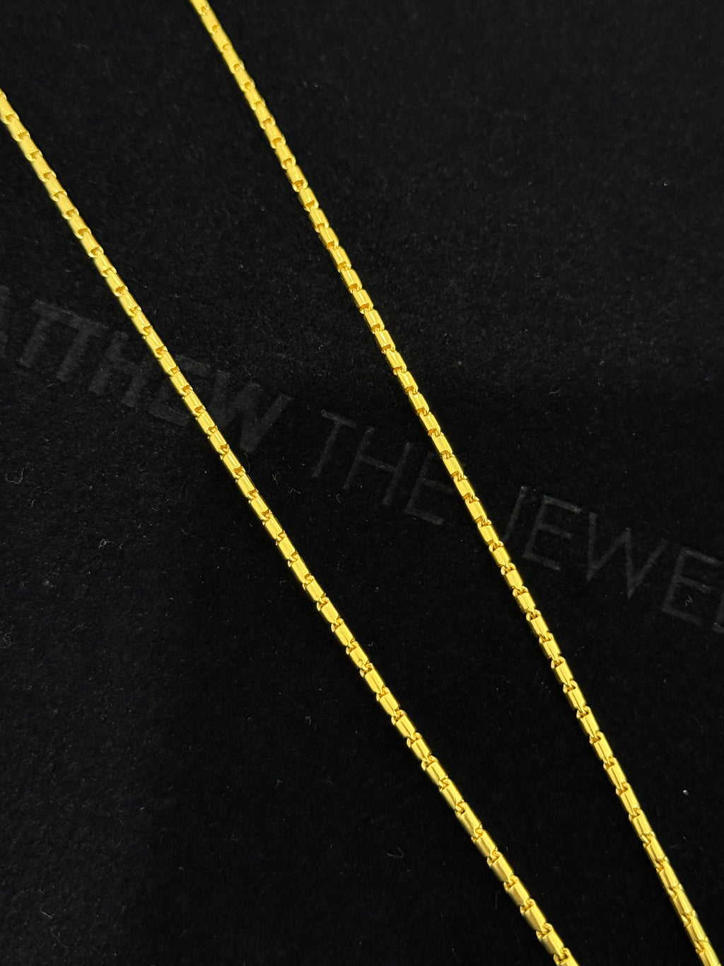 24K Yellow Gold Barrel Chain - 18 inches, 1.88mm, 15.96g