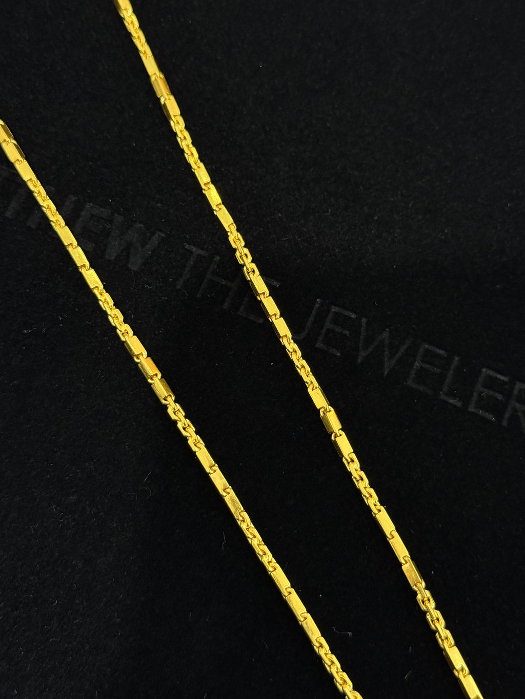 24K Yellow Gold Baht-Anchor Chain - 24 inches, 1.90mm, 31.32g