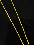 24K Yellow Gold Baht Chain - 22 inches, 1.8mm, 18.79g