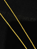 24K Yellow Gold Baht-Anchor Chain - 21 inches, 1.70mm, 19.68g