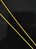 24K Yellow Gold Baht-Anchor Chain - 24 inches, 2.2mm, 31.01g