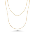 Silver 925 Rhodium Plated Mystical Chain Italian Necklace - ITN00051