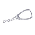 High Polished 925 Sterling Silver Keychain - KEYCHAIN31