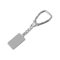Silver 925 High Polished Rectangle Key Chain - KEYCHAIN9