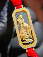 Lady Fortuna ID Bracelet on Red String — detail 3