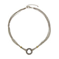 Rhodium Plated 925 Sterling Silver Necklace - N000002