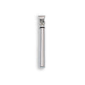 High Polished 925 Sterling Silver Cylinder Memorial Screw Top Bail Pendant - OXP00071