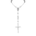 High Polished 925 Sterling Silver Rosary 6mm - RJP00008