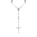 High Polished 925 Sterling Silver Rosary 3mm - RJP00005