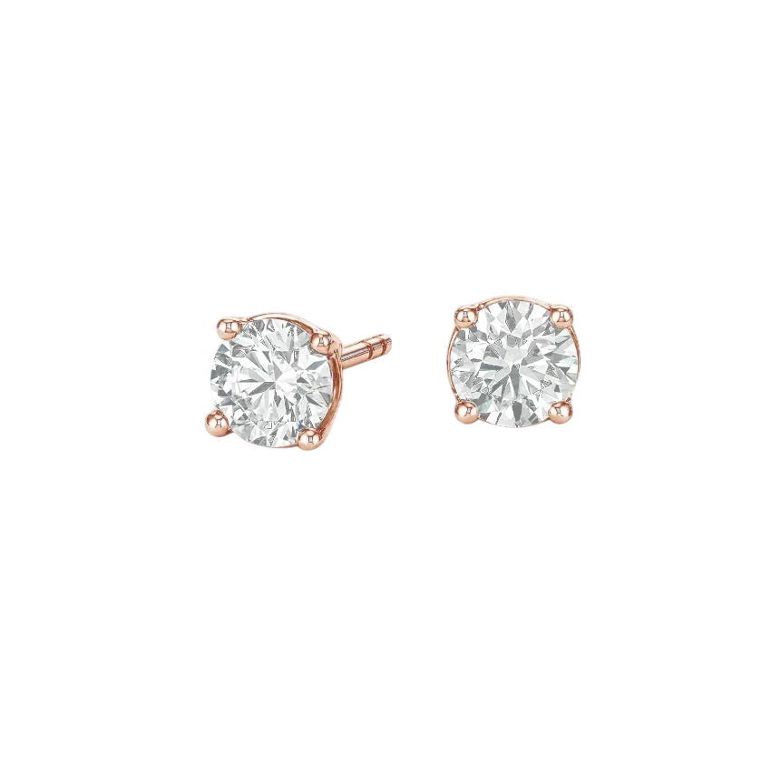 Classic Diamond Stud Earrings