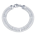 925 Sterling Silver Delicate Flexible Bracelet - VGB20