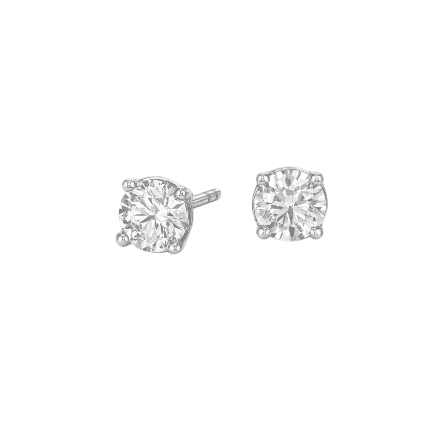 Classic Diamond Stud Earrings