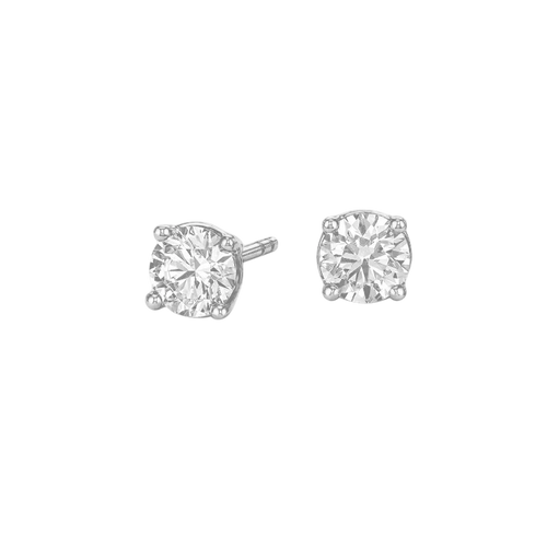 Classic Diamond Stud Earrings