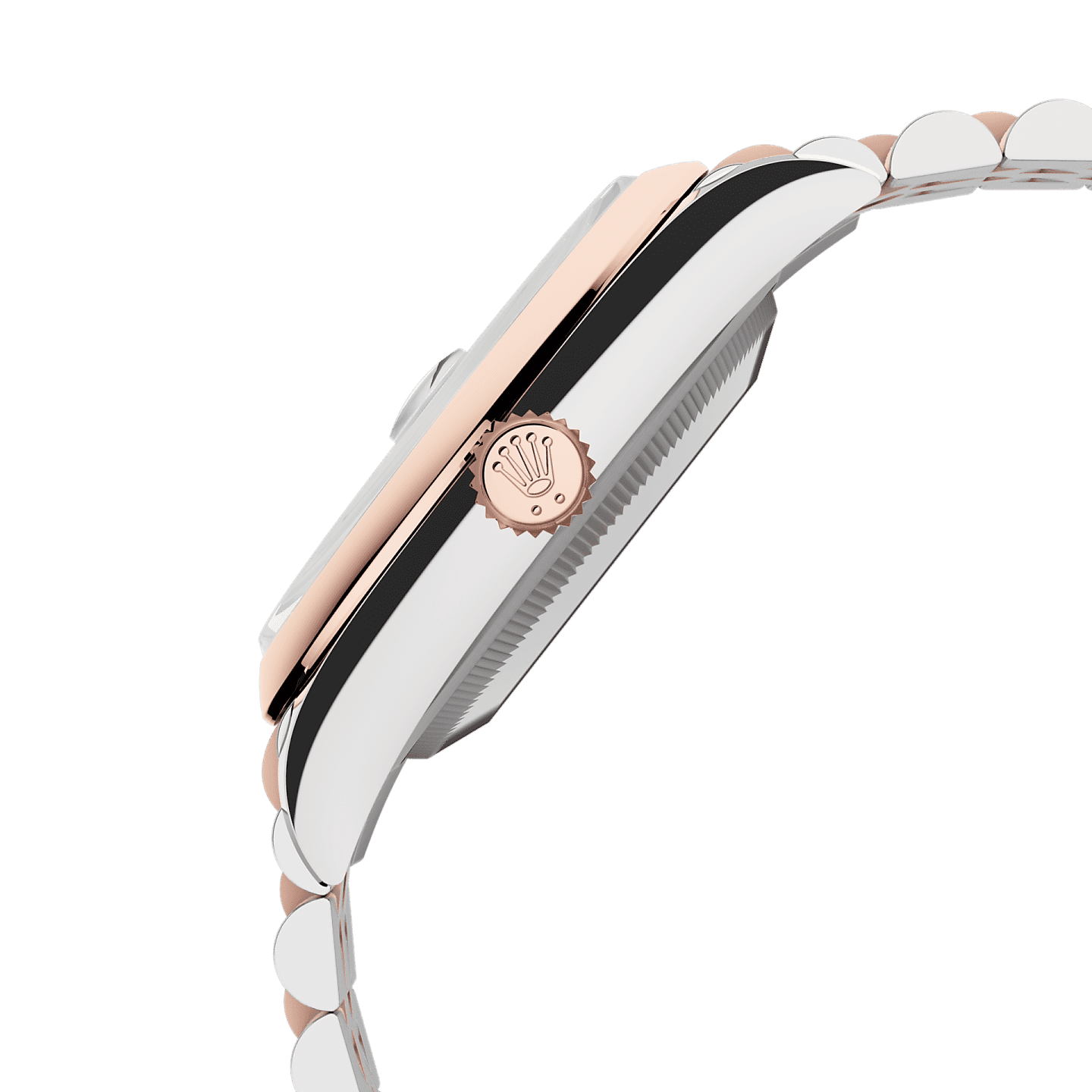 Rolex Two-Tone (RG/SS) Datejust - 36mm - Rosé-colour Diamond Dial - Jubilee