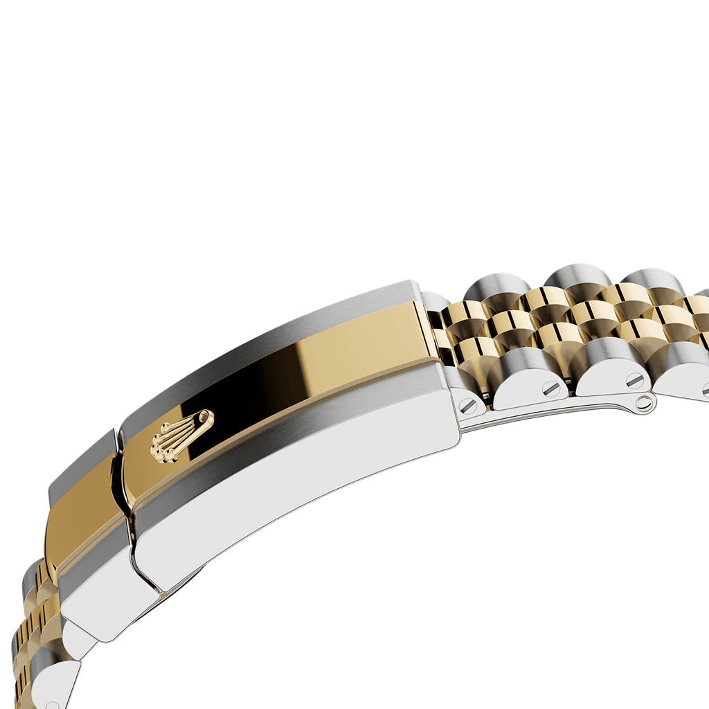Rolex Two-Tone (YG/SS) Datejust - 36mm - White mother-of-pearl Diamond Dial - Jubilee