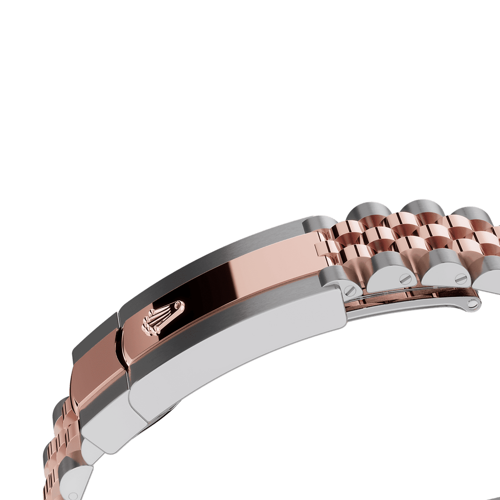 Rolex Two-Tone (RG/SS) Datejust - 41mm - Chocolate Diamond Dial - Jubilee