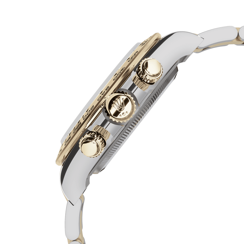 Rolex Two-Tone (YG/SS) Daytona - 40mm - White, golden counter rings