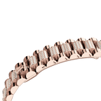 Rolex Rose Gold Day-Date - 36mm - Silver Diamond Dial - President