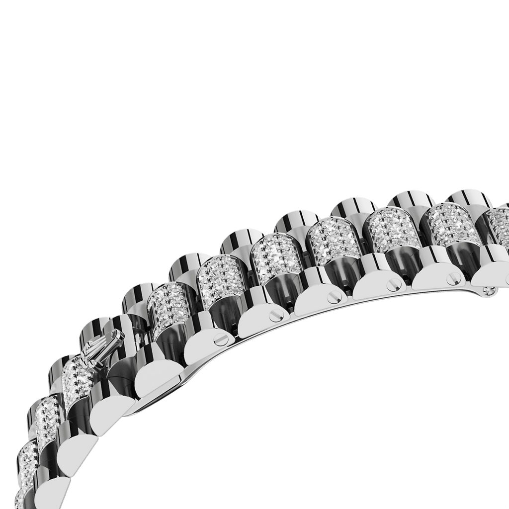 Rolex White Gold Day-Date - 36mm - White - President