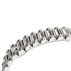 Pre-owned Rolex White Gold Day-Date, 36mm, Silver, Baguette Diamond Bezel, President – view 5