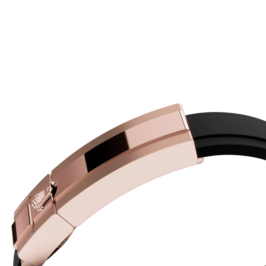 Rolex Rose Gold Yacht-Master - 37 mm - Intense black