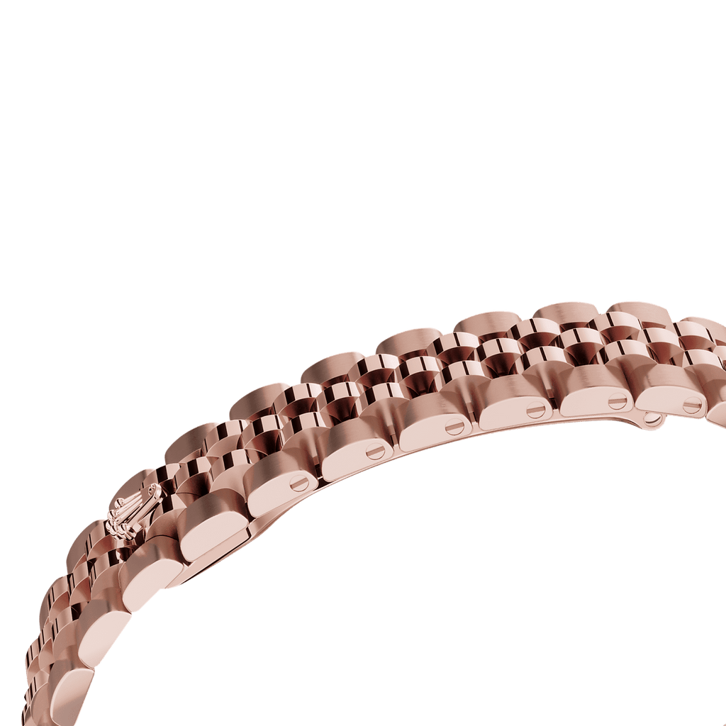 Rolex Rose Gold Datejust - 28mm - Rosé-colour Diamond Dial - Jubilee
